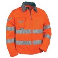 Veste de travail haute visibilité multi-poches Cofra Sight V070-0-00