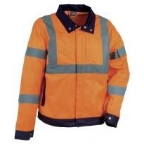 Veste de travail haute visibilité à poches multiples Cofra Tempel V290-0-02