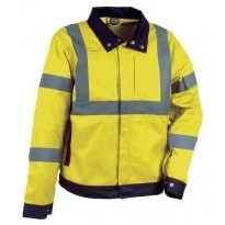 Veste de travail haute visibilité à poches multiples Cofra Tempel V290-0-02