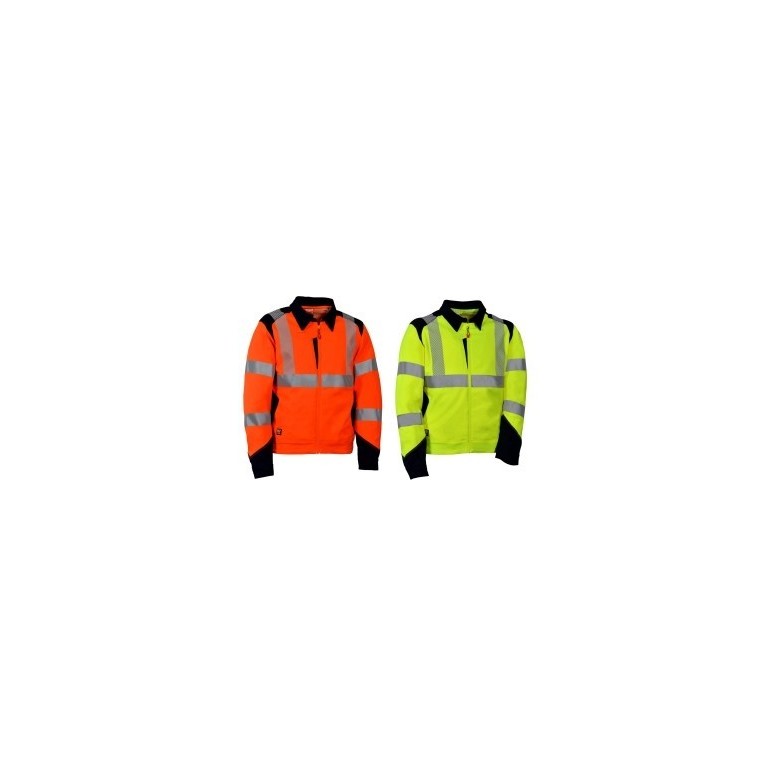 Veste de travail haute visibilité extensible et...