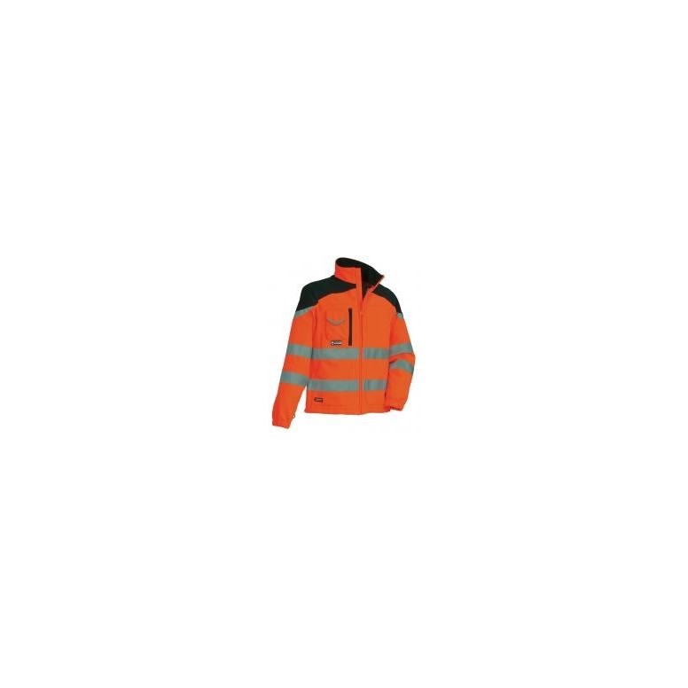 Veste de travail haute visibilité en softshell...