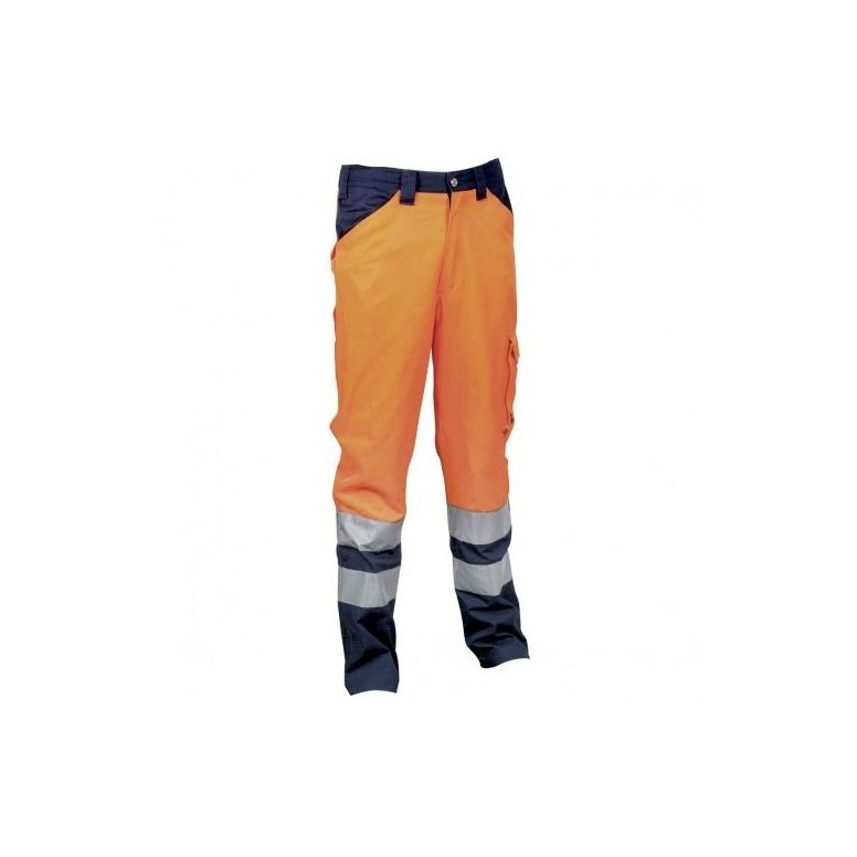 Pantalon de travail haute visibilité à poches...
