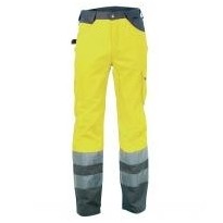 Pantalon de travail haute visibilité à poches multiples Cofra Light V019-0-00