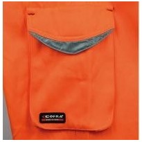 Pantalon de travail haute visibilité à poches multiples Cofra Light V019-0-00