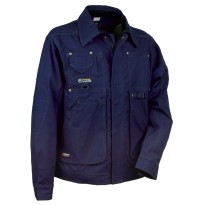 Veste de travail multi-poches Cofra Bruxelles en 100 % coton Canvas V050-0-00