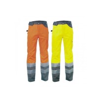 Pantalon de travail haute visibilité à multiples poches...