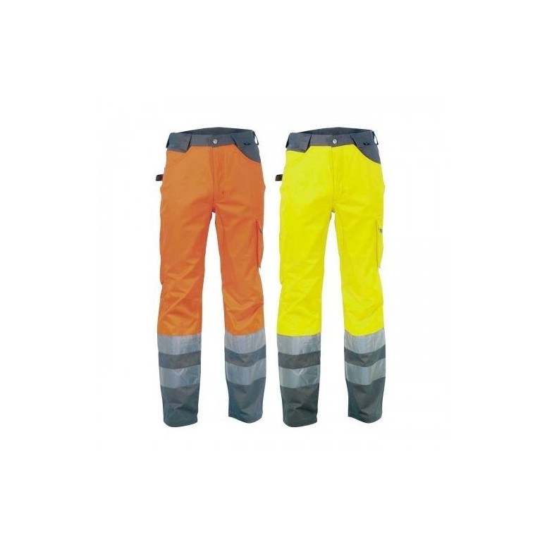 Pantalon de travail haute visibilité à...