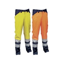 Pantalons de travail haute visibilité à poches multiples Cofra Twinkle V331-0-02