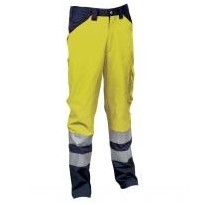 Pantalons de travail haute visibilité à poches multiples Cofra Twinkle V331-0-02