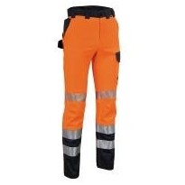 pantalons de travail à haute visibilité extensibles à poches multiples Cofra Guaitire V601-0-02