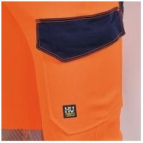 pantalons de travail à haute visibilité extensibles à poches multiples Cofra Guaitire V601-0-02