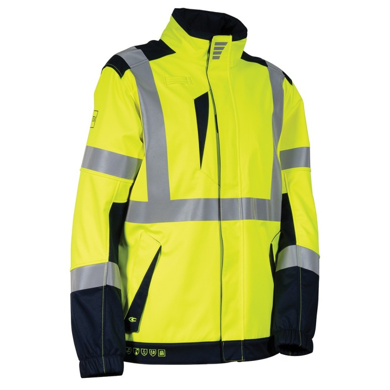 Veste de travail Softshell haute visibilité...