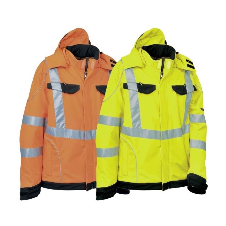 Veste de travail Softshell Haute Visibilité...