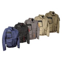 Veste de travail extensible à poches multiples Cofra...