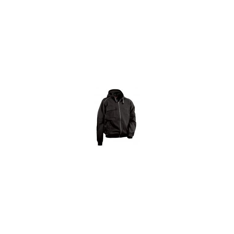 Veste polaire de travail à capuche à poches...