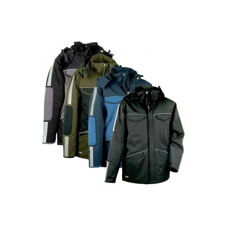 Veste matelassée de travail stretch à poches...