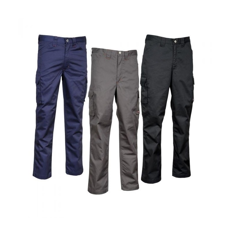 Pantalons de travail d'été à poches multiples...