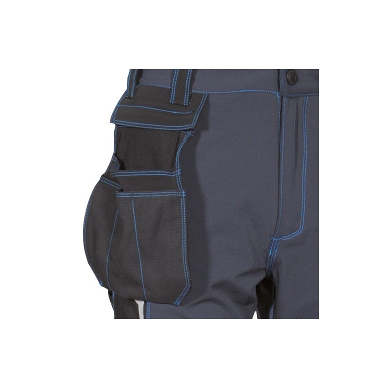 Pantalons de travail multifonctions extensibles...