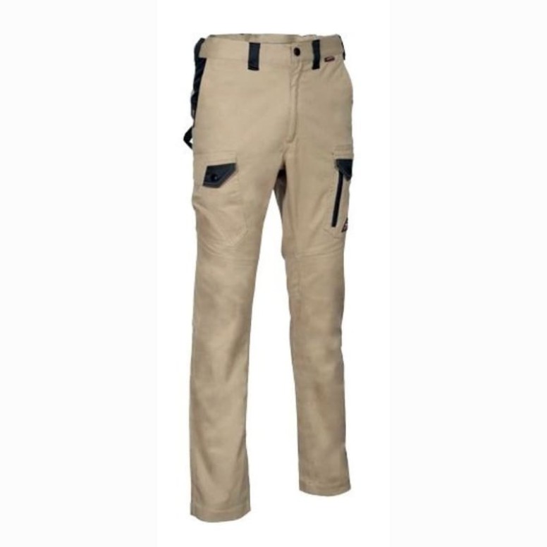 Pantalons de travail d'été extensibles à poches...