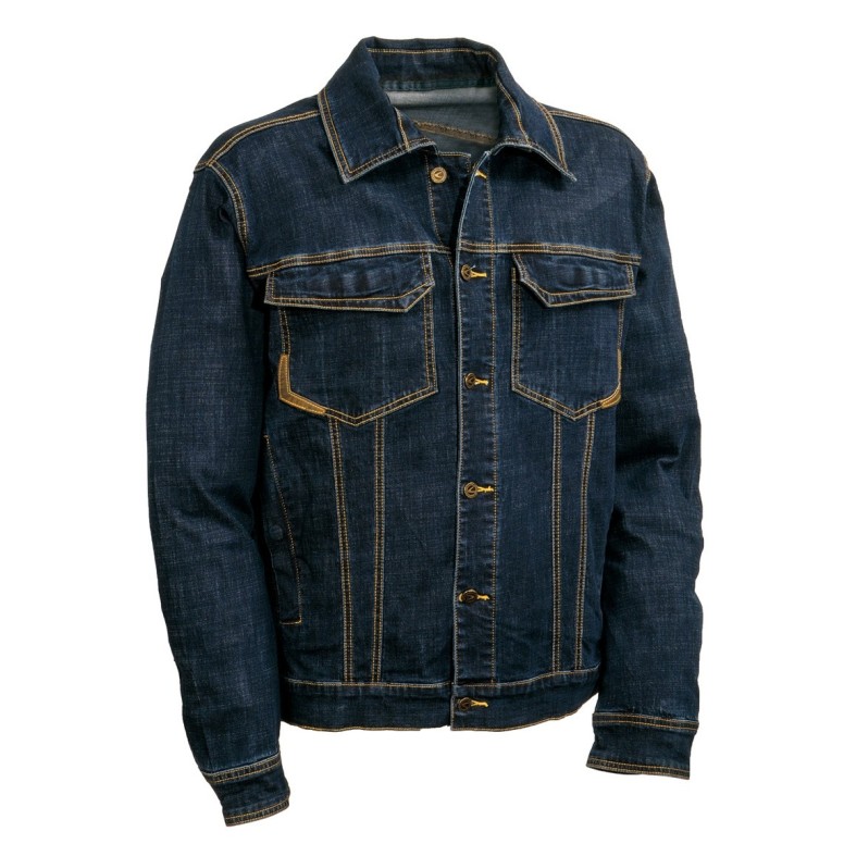 Veste de travail en jean extensible et...