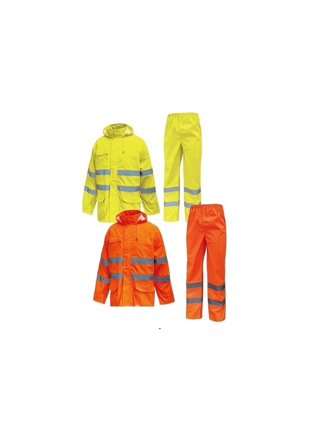 Ensemble Tablier Et Cape Imperméable Hi Vis MHS Pour Attelage Cheval