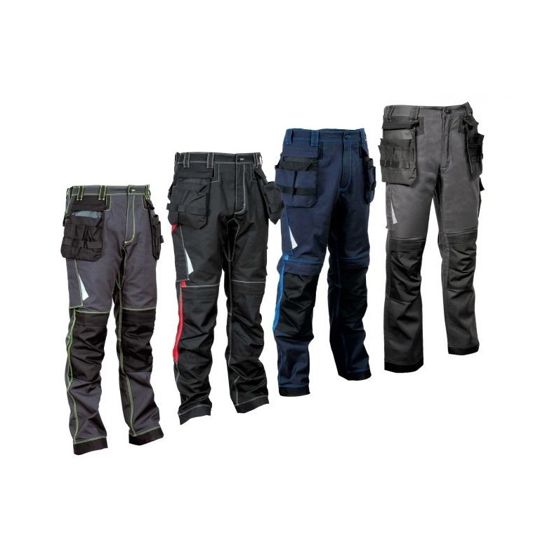 Pantalons de travail extensibles à poches...