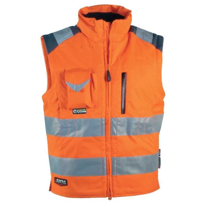 Gilet de travail haute visibilité Cofra Signal...