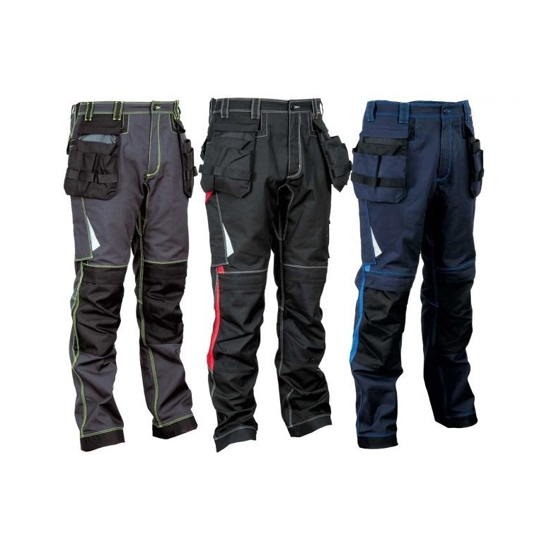 Pantalons de travail extensibles à poches...