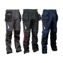 Pantalons de travail extensibles à poches multiples Cofra Leiria V481-0-04