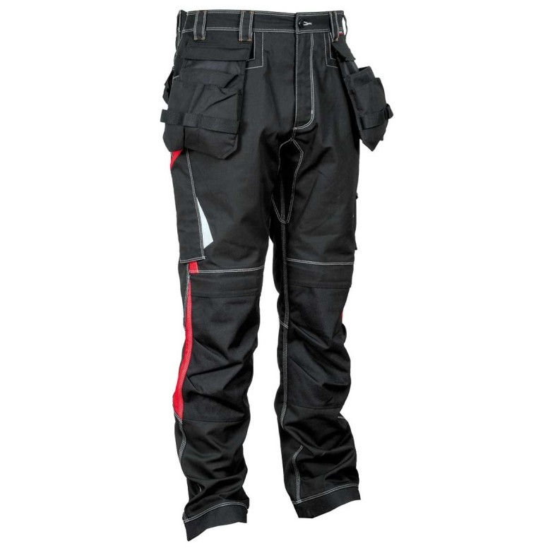 Pantalons de travail extensibles à poches...