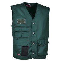 Gilet de travail à poches multiples Cofra Monastir 100% coton V285-0-02