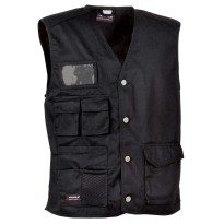 Gilet de travail à poches multiples Cofra Monastir 100% coton V285-0-02