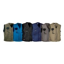 Gilet de travail à poches multiples Cofra Zurich en toile...