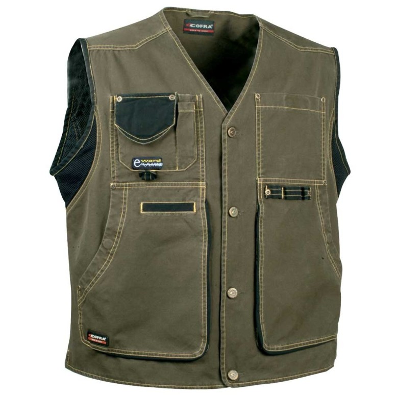 Gilet de travail à poches multiples Cofra...
