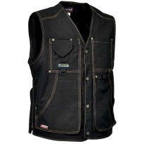 Gilet de travail à poches multiples Cofra Zurich en toile 100% coton V055-0-00