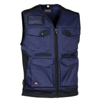 Gilet de travail extensible à poches multiples Cofra Kunir V616