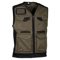 Gilet de travail extensible à poches multiples Cofra Kunir V616