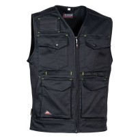 Gilet de travail extensible à poches multiples Cofra Kunir V616