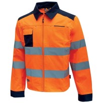 Veste de travail haute visibilité à poches multiples U-Power Glare HL151YF