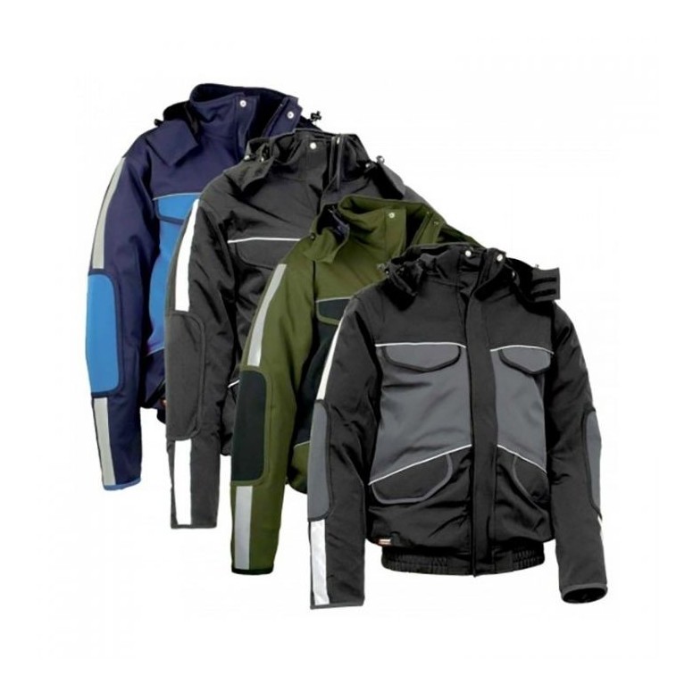 Veste de travail matelassée extensible à poches...