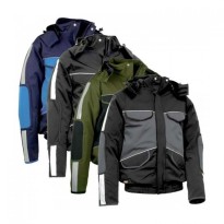 Veste de travail matelassée extensible à poches multiples Cofra Strasbourg V094-0-00