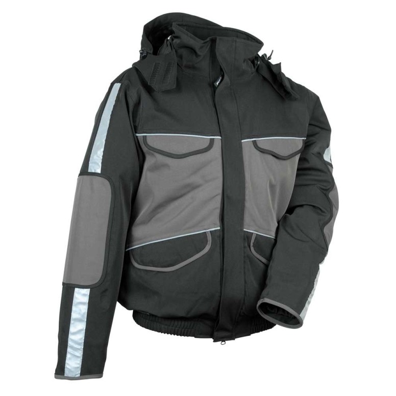 Veste de travail matelassée extensible à poches...