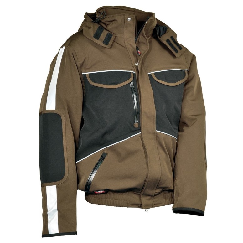 Veste de travail matelassée extensible à poches...