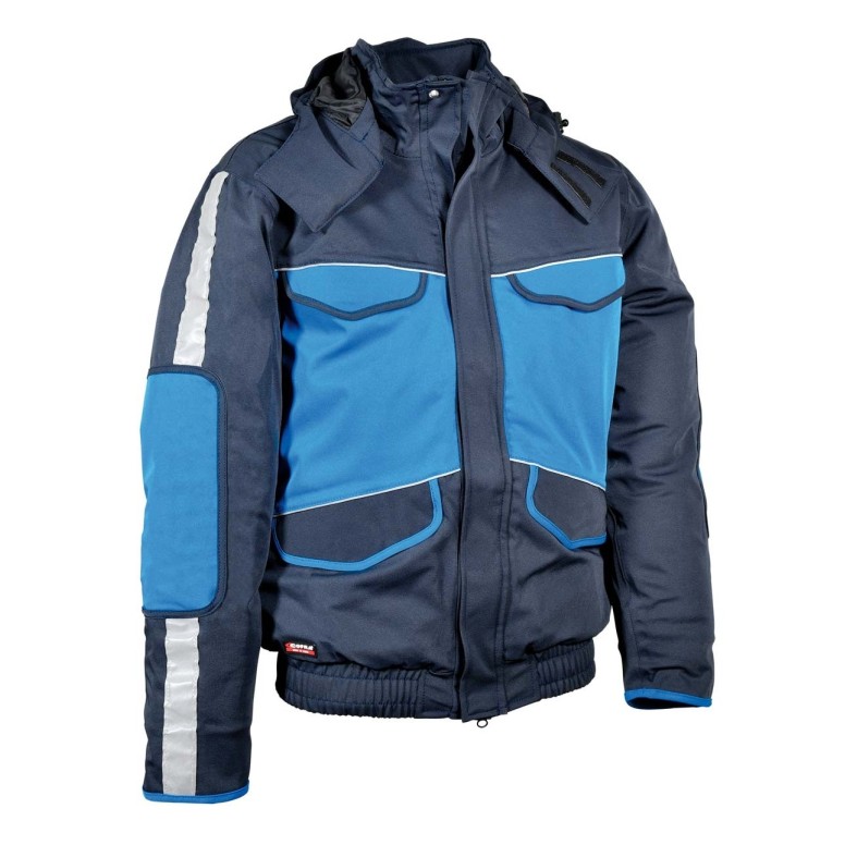 Veste de travail matelassée extensible à poches...