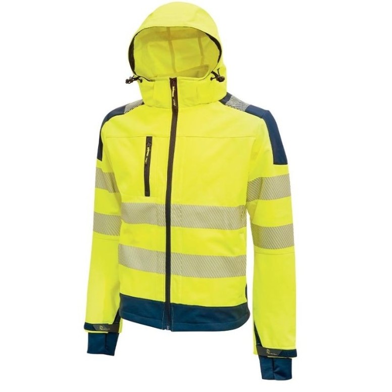 Veste de travail en softshell extensible haute...