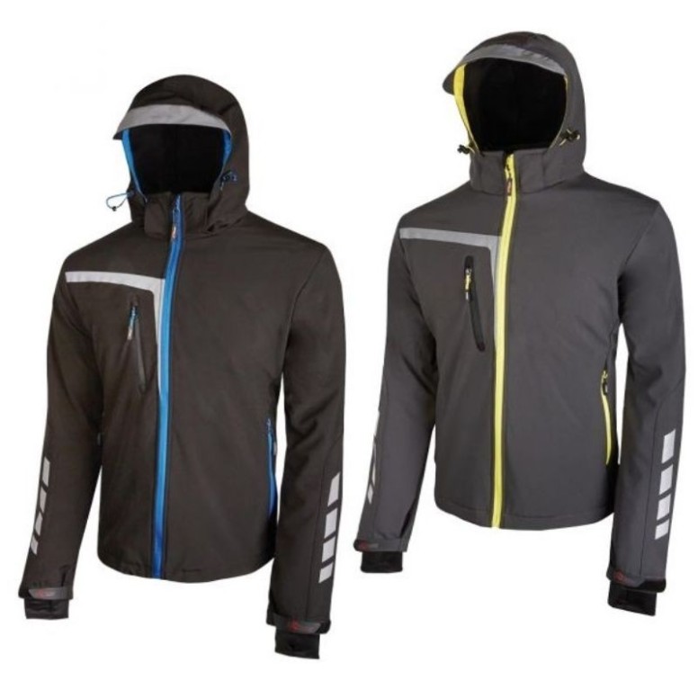 Veste de travail Softshell extensible élastique...