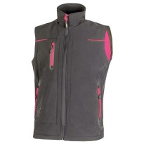 Gilet de travail polyvalent en Softshell extensible U-Power Universe pour femmes FU188GF
