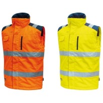 Gilet de travail matelassé à haute visibilité U-Power Prime HL159YF