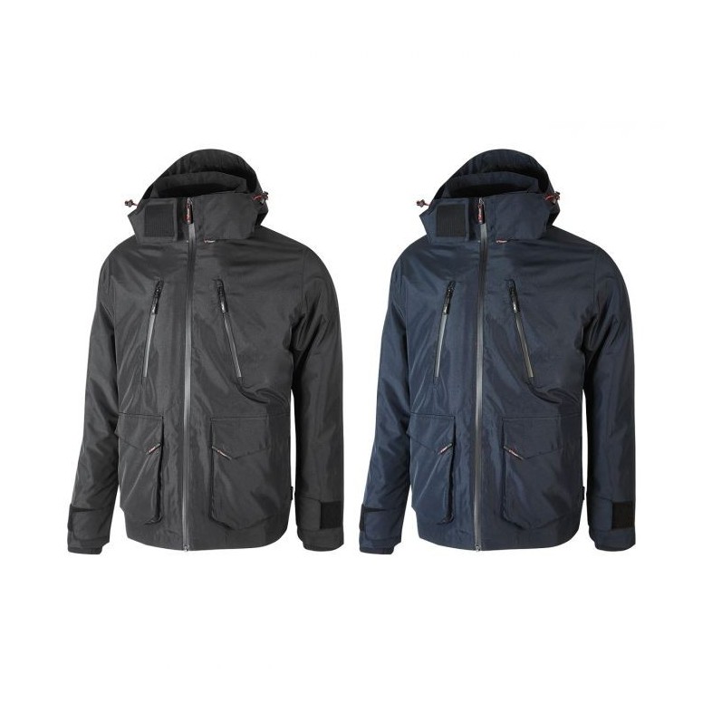 Veste de travail imperméable à poches multiples...