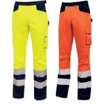 Pantalons de travail haute visibilité à poches multiples U-Power Light HL155YF